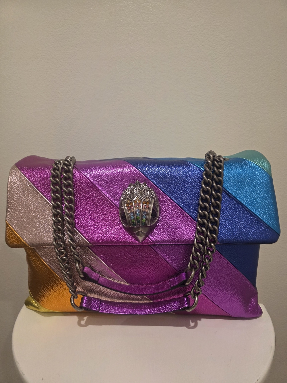 Handbag  Kurt Geiger London XXL Kensington Bag metallic RAINBOW